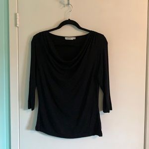 Ricki’s 3/4 length sleeve cowel neck top